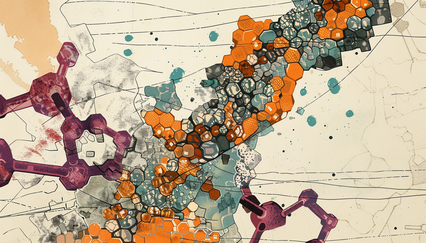 Abstract illustration of an antibody-drug conjugate