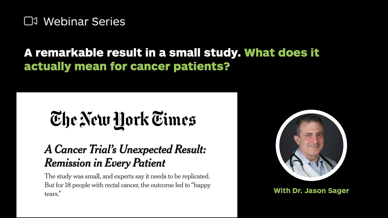 'Tumors Melted Away': What the Year's Biggest Story in Cancer Really Means for Patients